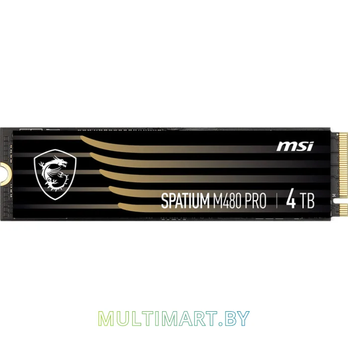 SSD диск MSI Spatium M480 Pro 4TB (S78-440R050-P83)